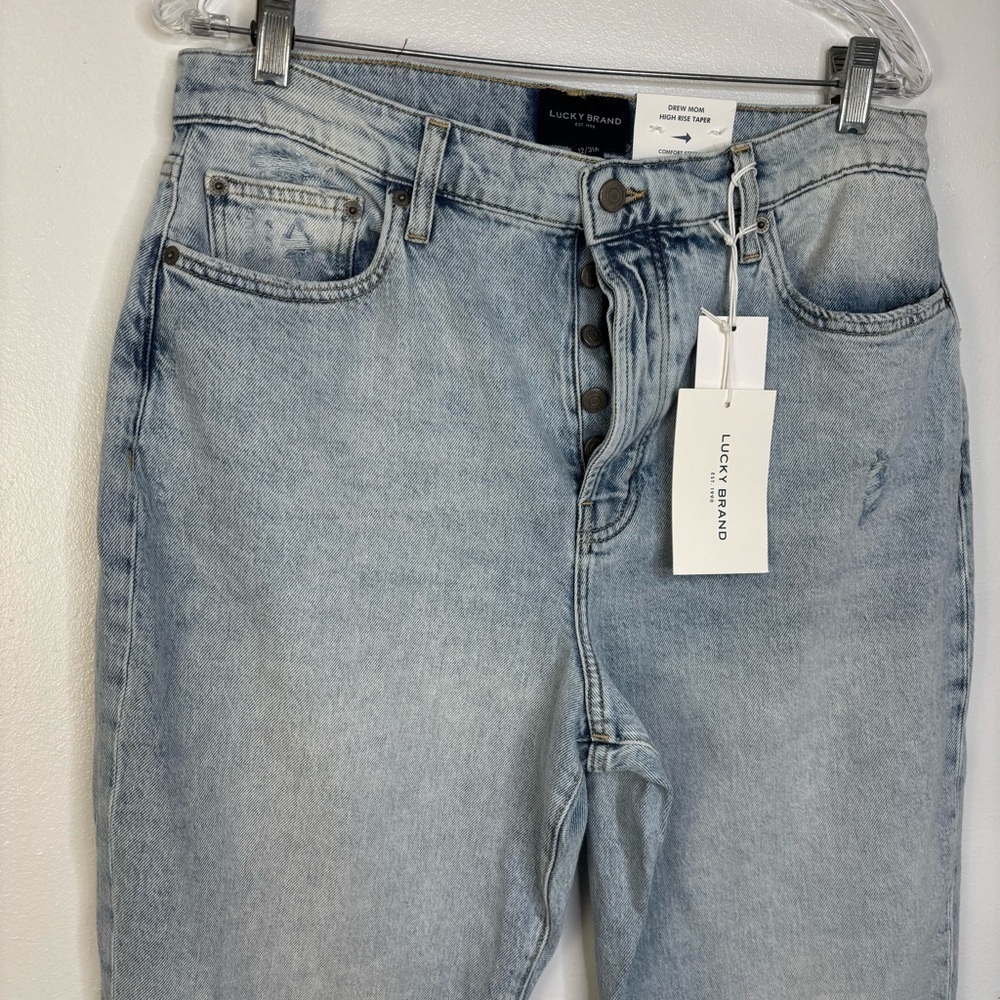 NWT Lucky Brand Jeans Womens 12/31 Ankle Drew Mom High Rise Taper‎ - Picture 5 of 11